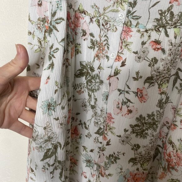 Frye Floral Sleeveless Dress XXL Lined 2X Cottagecore - Picture 5 of 8